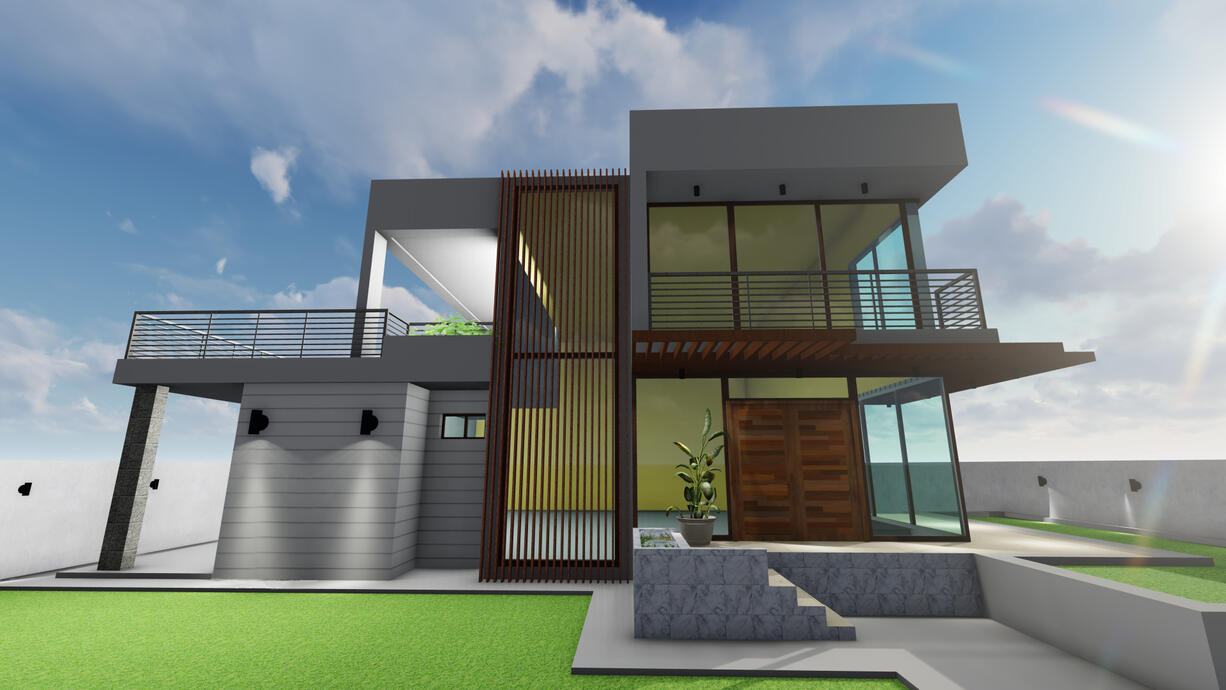Residential House Exterior
